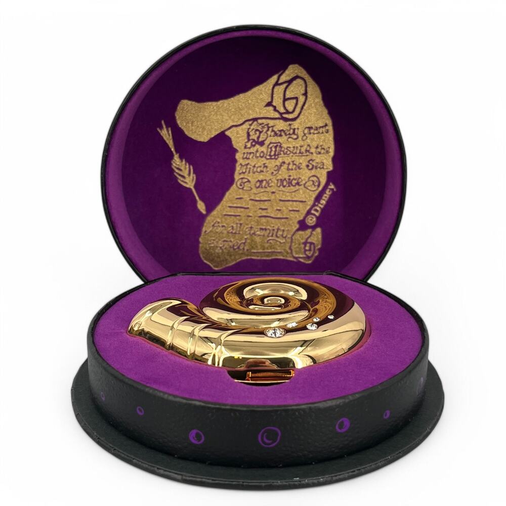 Besame Disney Villains Ursula's Shell Compact with Highlighter Little Mermaid - Picture 2 of 13
